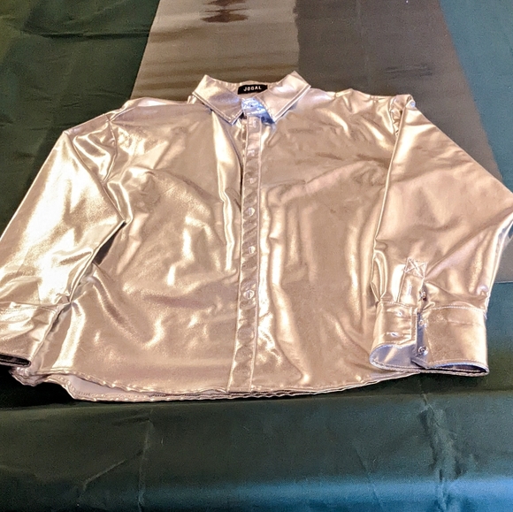Men's Shirt Silver - Picture 2 of 3